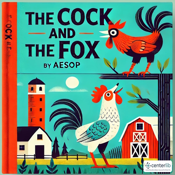 การ์ตูนสำหรับเด็ก ในรูปแบบ นิทานการ์ตูนสองภาษา เรื่อง The Cock And The Fox